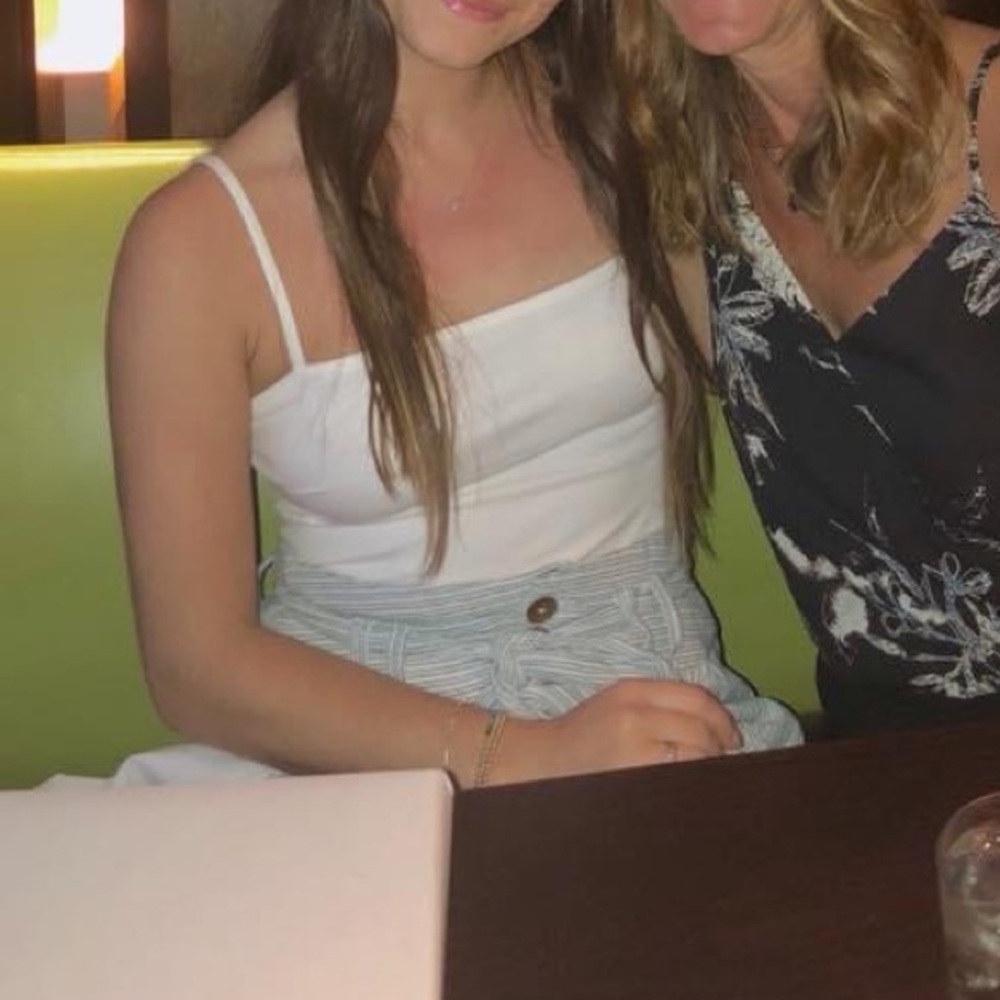 White Free People Bodysuit